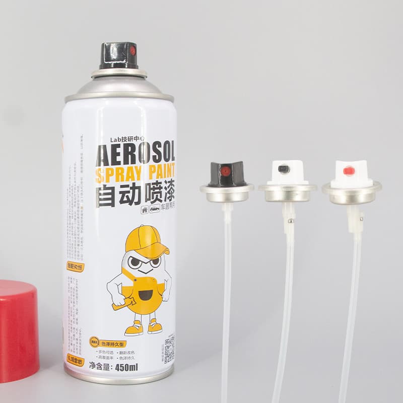Car paint aerosol valve