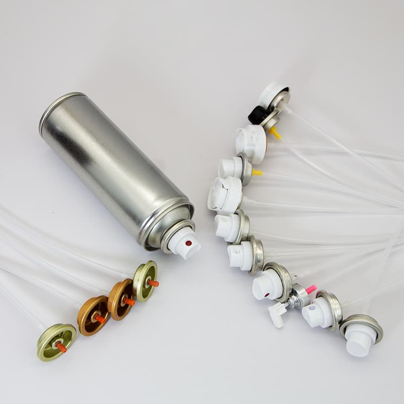 Motor cleaner aerosol valve