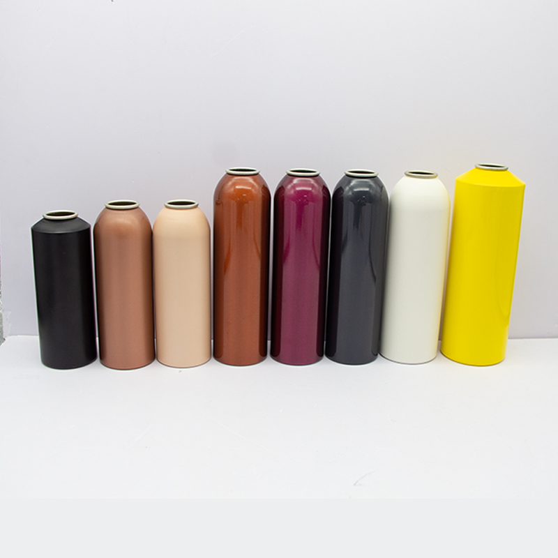 aluminum cosmetic aerosol can